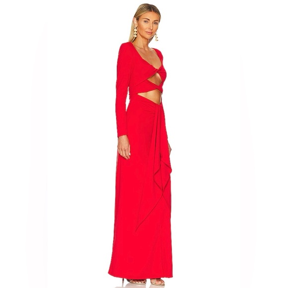 YAURA Lily Gown in Red from Revolve - Picture 2 of 5
